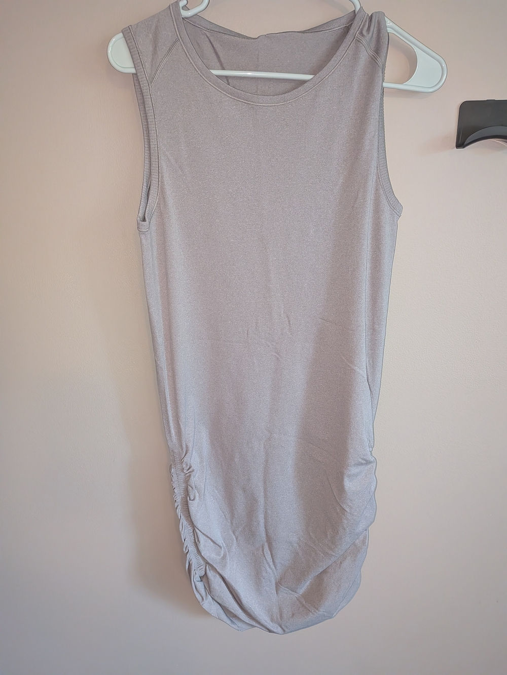 lululemon athletica Sleeveless Midi Dress in Silver